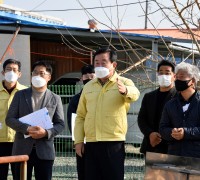 이동진 진도군수, 현안 사업 주요 사업 현장 점검